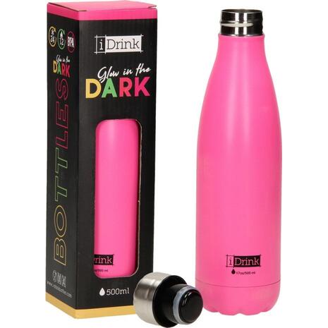 Μπουκάλι θερμός i drink id0043 therm bottle 500ml gl.pink